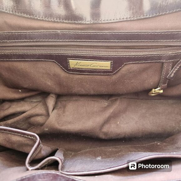 Kenneth Cole New York Saddle/Hobo Bag Vintage Y2K Urban Streetwear Academia - Picture 6 of 8